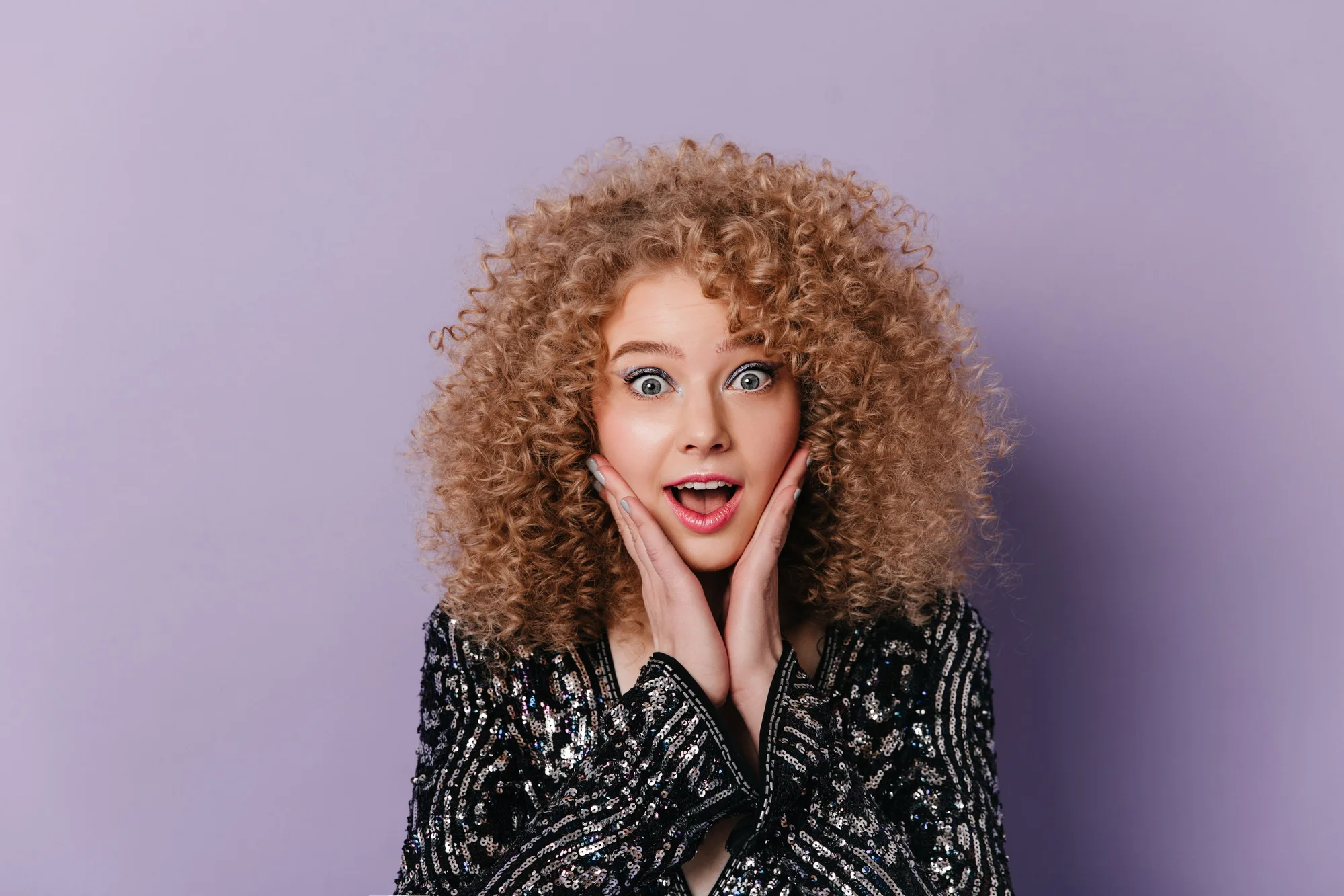 Surprised Purple - Background removed